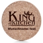 Mobile Preview: Untersetzerset King of the kitchen