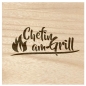Preview: Holzbox "Chefin am Grill"