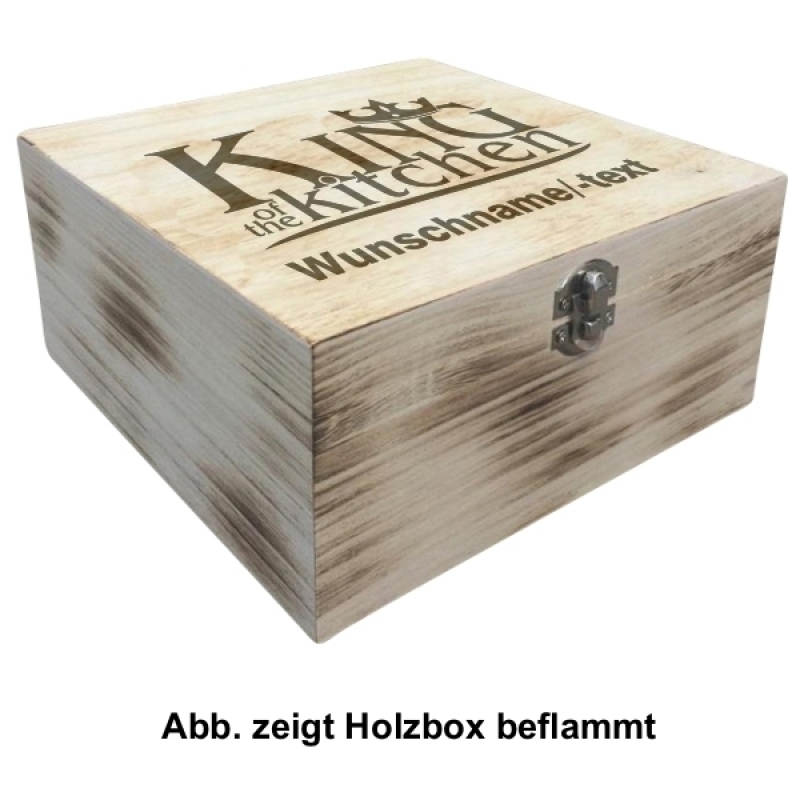 Holzbox "King of the kitchen"