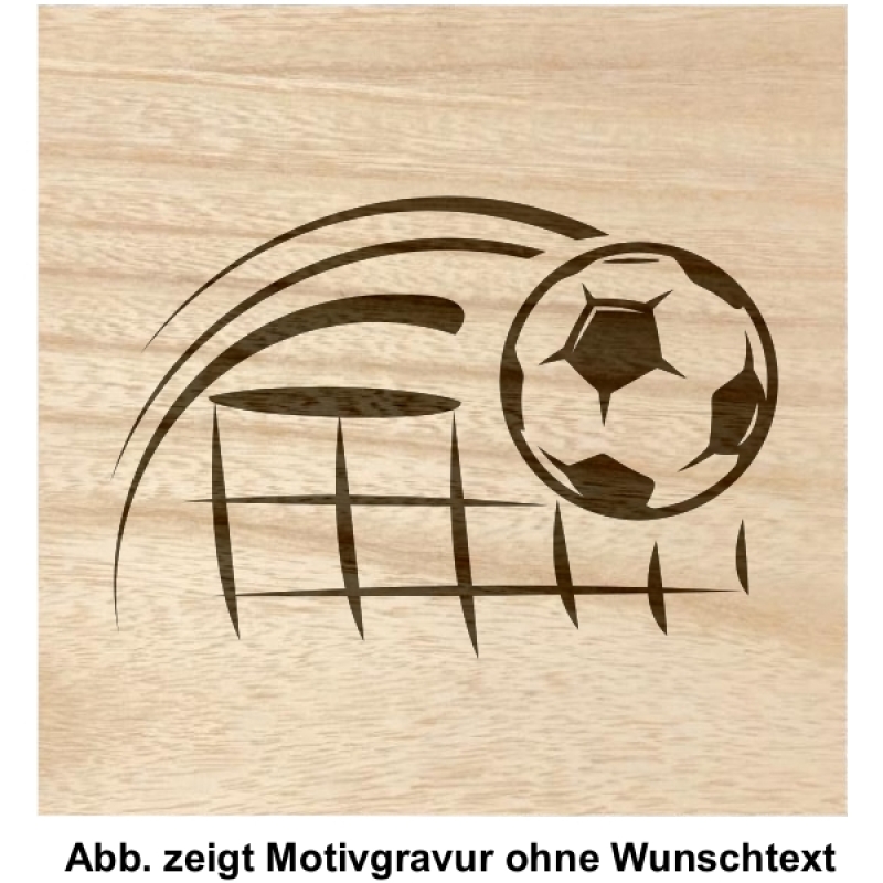Holzbox "Fußballtor"