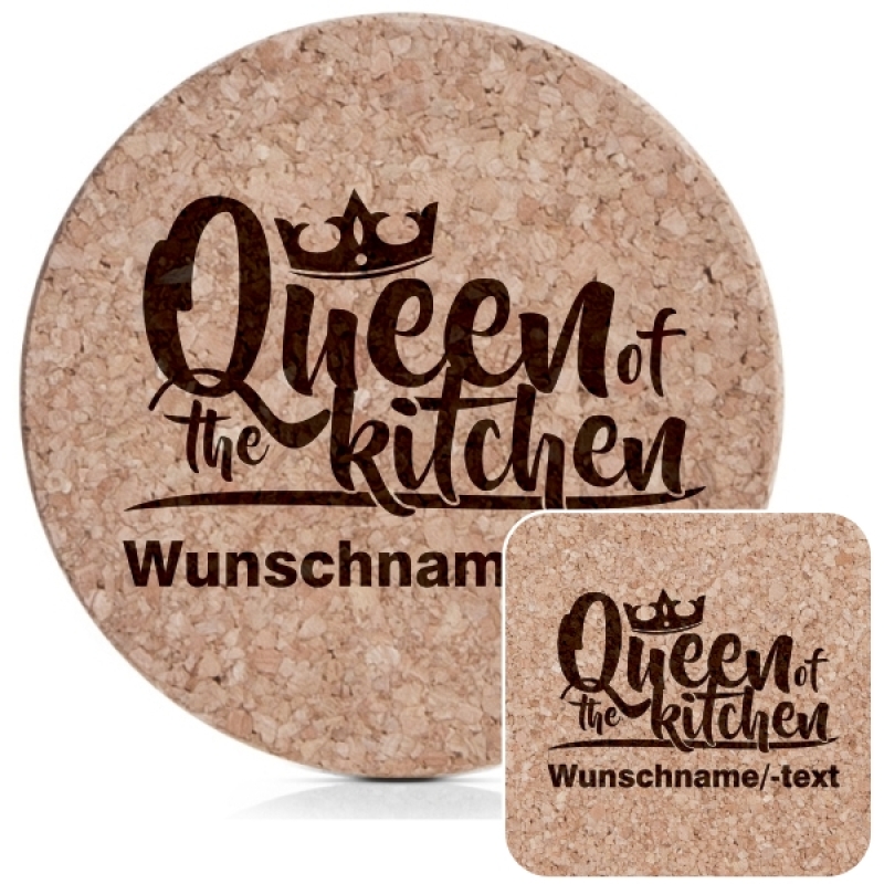Untersetzerset Queen of the kitchen