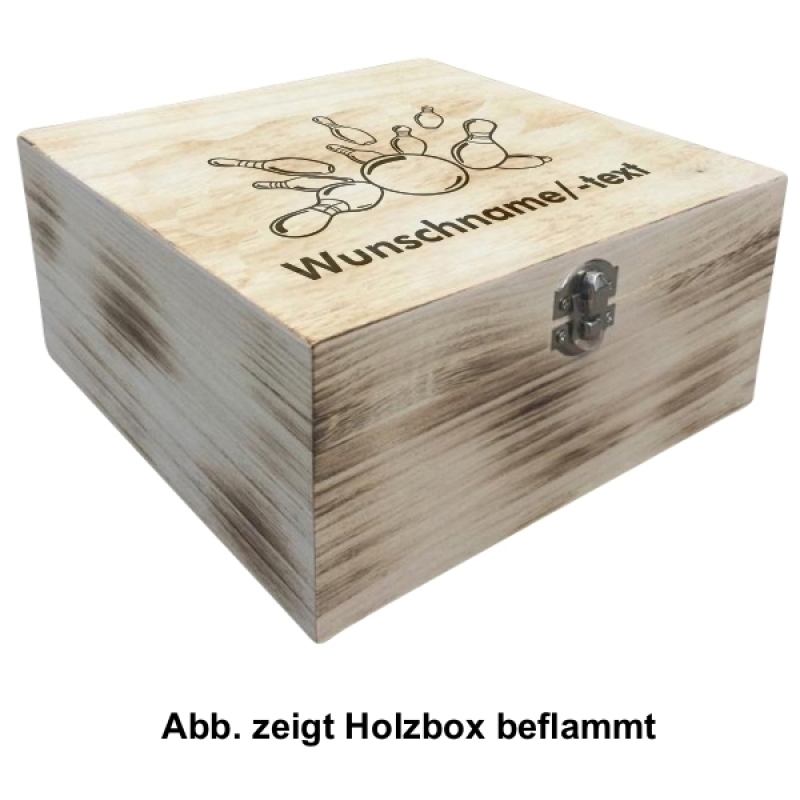 Holzbox "Kegeln"