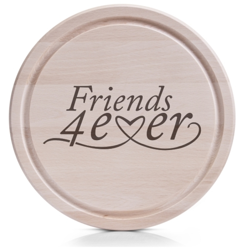 Brotzeit-Teller "friends 4 ever"