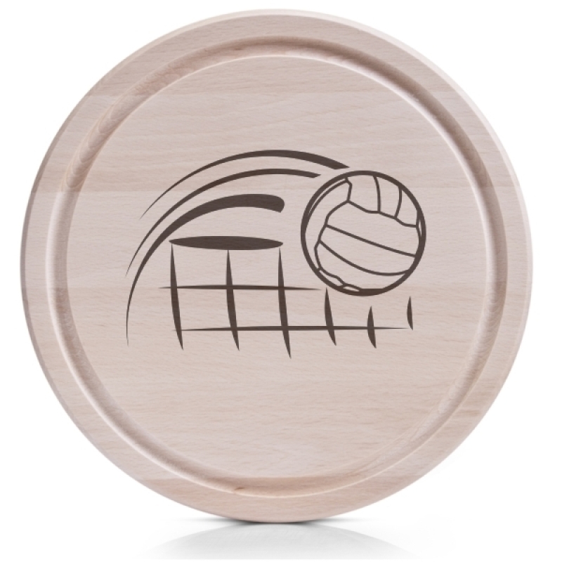 Brotzeit-Teller "Volleyballnetz"