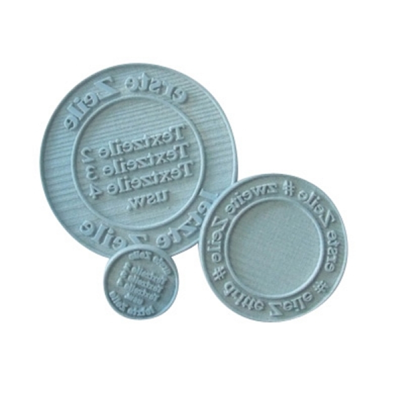 Gummi-Textplatte Pocket Stamp Oval 30